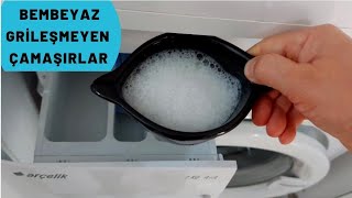 Kar Gibi Grileşmeyen Bembeyaz Çamaşırlar İçin, Çamaşır Beyazlatma, Beyaz Çamaşırlar Nasıl Yıkanır,