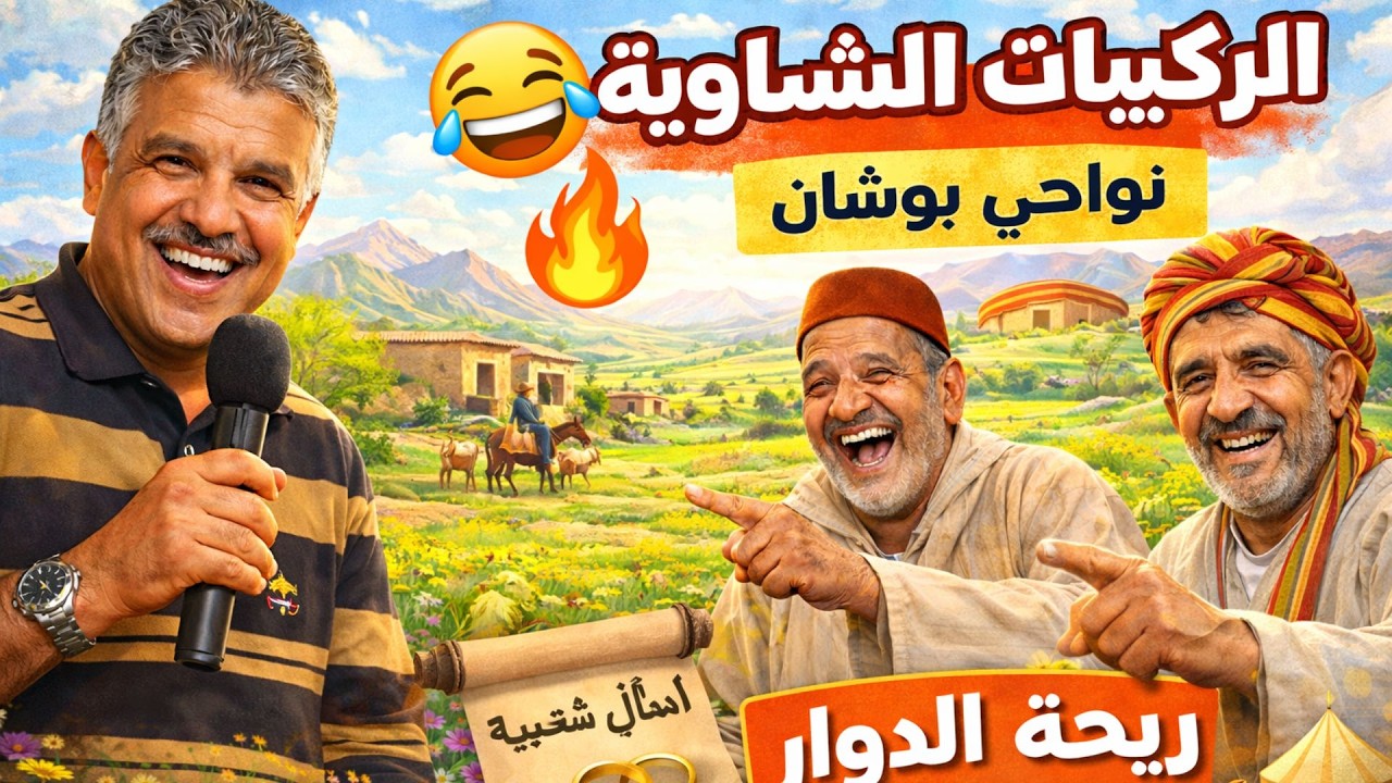 ريحة الدوار:  الركيبات الشلحاوية نواحي بوشان الرحامنة 😂 كلام ومعنى وطرائف البادية