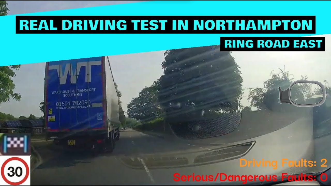 Реальный экзамен по вождению в Нортгемптоне — сдал, но не провалил