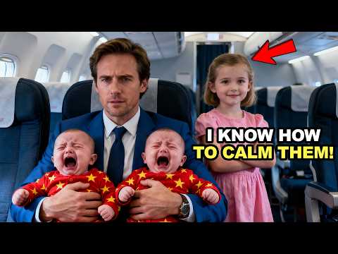 THE MILLIONAIRE’S TWINS WOULDN’T STOP CRYING ON THE PLANE — A POOR GIRL DOES THE UNTHINKABLE