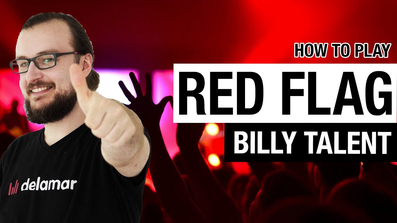 How To Play RED FLAG Billy Talent 💥 Tutorial für EGitarre (deutsch