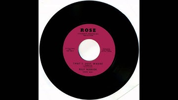 Bill Bledsoe- That's Just Where (I Outta Be) with Sonny Richter,Bill Woods Bakersfield Sound