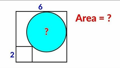 Sweden Math Olympiad | A Very Nice Geometry Problem | Find the area of the circle