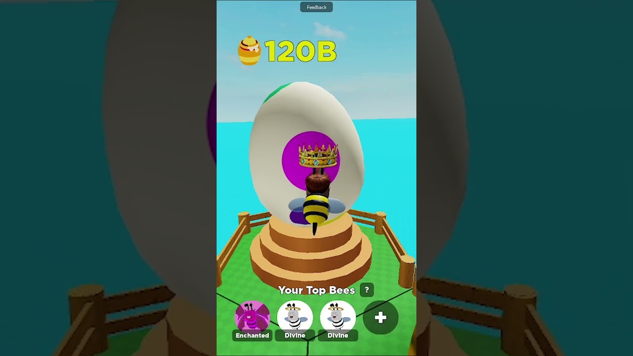 I opened a new portal in bee face ! (Roblox Bee Face Be A bee) 