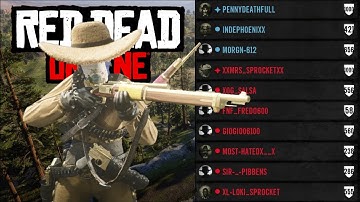 This Lobby Was FULL OF CHEATERS!! | Red Dead Online PvP