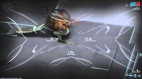 Warframe simulacrum unlocked! Time for serious weapon testing.