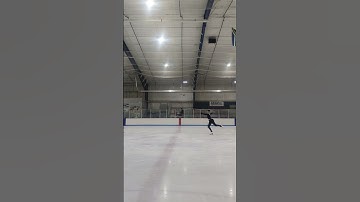 Really nice warm-up and backspin exercise for your double toe loops. #figureskating