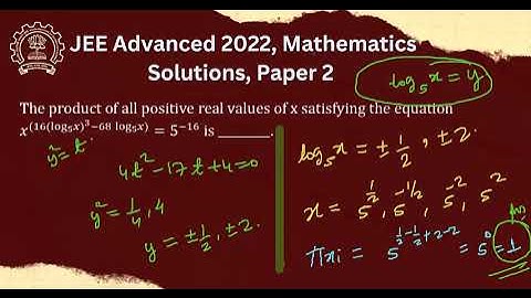 JEE Advanced 2022 Solution, Mathematics, Paper 2, Question 4 | Study Circus