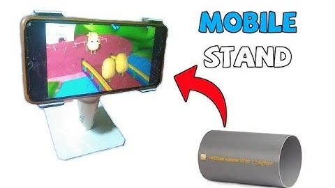How to Make a Mobile  Stand Using PVC Pipe | Easy DIY Idea | Pradip DIY