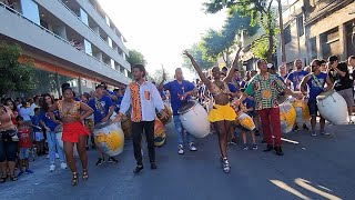 Comparsa Candonga Africana. Desfile de Llamadas por el Día Nacional del Candombe. 02122023.