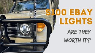 ARE EBAY $100 HEADLIGHTS WORTH IT / Land Cruiser Build - Ep11