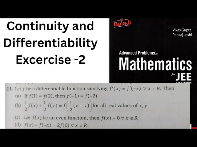 Let f be a differentiable function satisfying f'(x)=f'(-x) for all x belong to real number then class=