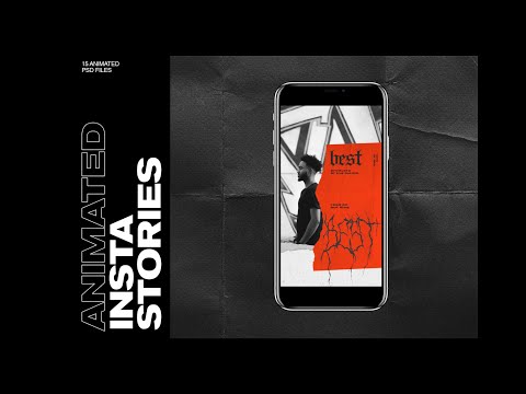 Grunge Instagram Templates Ps, Canva, a Social Media Template by Marie T (Thumbnail 3 of 18)