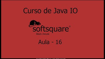 Curso de Java pacote I/O Aula 16