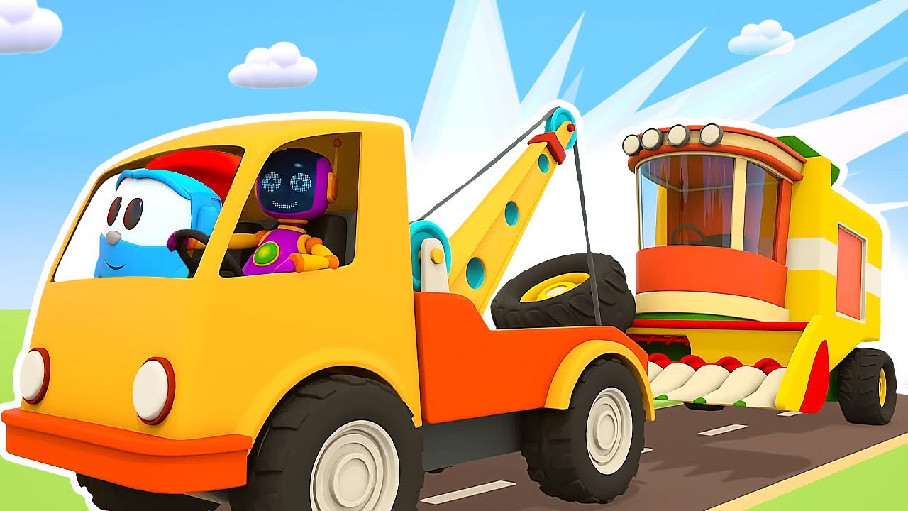 Car cartoons for kids & Baby cartoons. Street vehicles for kids. Leo the  Truck & cars for kids. - YouTube