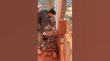 Handheld red brick wall cutting tooth saw- Good tools and machinery can increase work efficiency