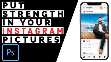 How to Create 3D Instagram Photo Frame Effect (Easy) | Photoshop Tutorial |  Abdur Rehman Production