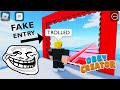Roblox troll obby ultimate trolling collection funny moments obby creator 3