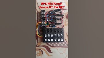 UPS Mini Suplai Daya Untuk Server Wifi RT RW NET