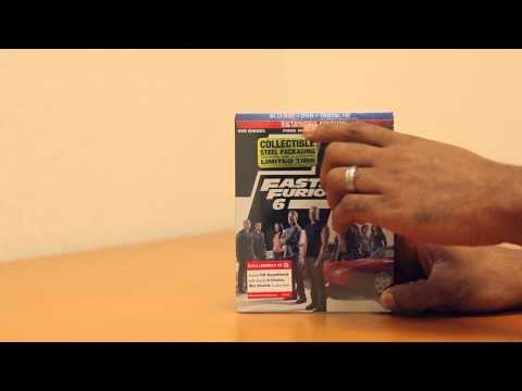 Fast & Furious 6 Blu-ray, DVD and Digital Steelbook Unboxing