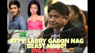 Larry Gadon Pinag Mumura Ang Mga Artista