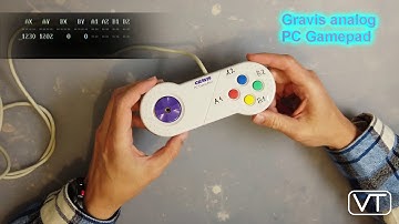 Garvis PC Game Pad | Ms Dos Gameport compatible | "analog" D-Pad