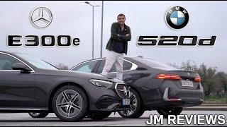 DUELO DE TITÃS - BMW 520d (G60) VS Mercedes E300e (W214) - QUAL GOSTAM MAIS?? - JM REVIEWS 2024