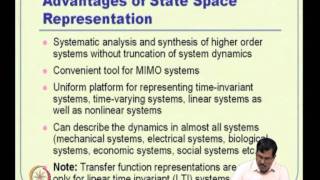 Mod-04 Lec-09 Representation of Dynamical Systems -- I