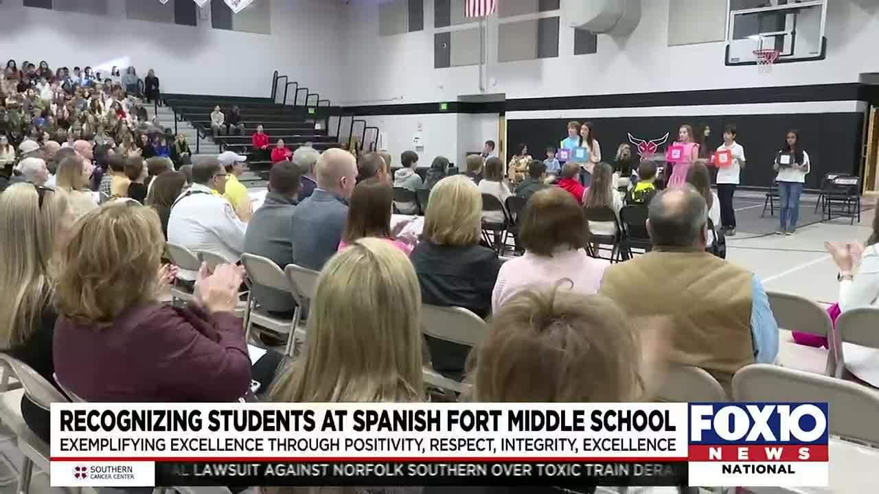 Spanish Fort Middle School Student Recognized For Exemplifying Spanish Fort Middle School Student Recognized For Exemplifying