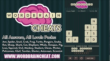 WordBrain Whale 12 Cheats | WordBrain Cheats | Whale 12 Answer