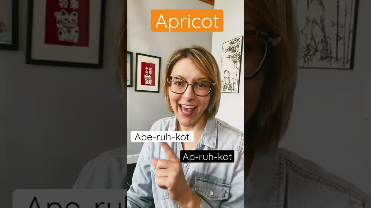 How To Pronounce APRICOT SHORTS Quick English Pronunciation Mini Hq720 2