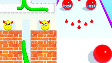 Draw To Smash VS Ball Merge 2048| Android ios New update