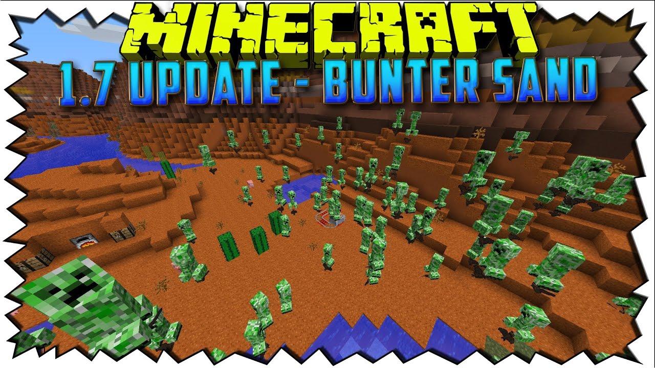 Minecraft 1 7 Update Review Red Sand Command Carts Snapshot 13w39a Youtube