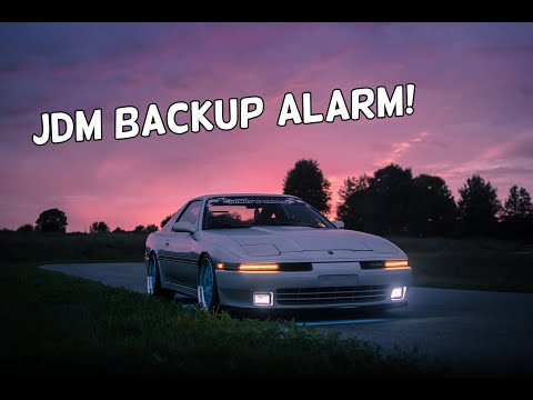 Installing a JDM Backup Alarm on the Supra!