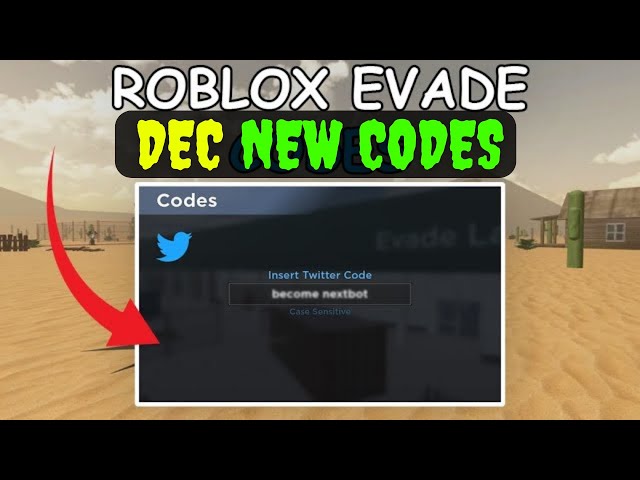 Roblox : Code Evade December 2023 - Alucare