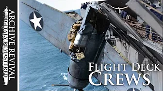 Flight Deck Crews | (1943) USN Carrier Operations
