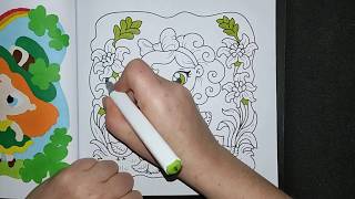 Coloring Lightsome Spring coloring book by Kameliya Angelkova