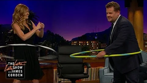 Hula Hooping with Connie Britton