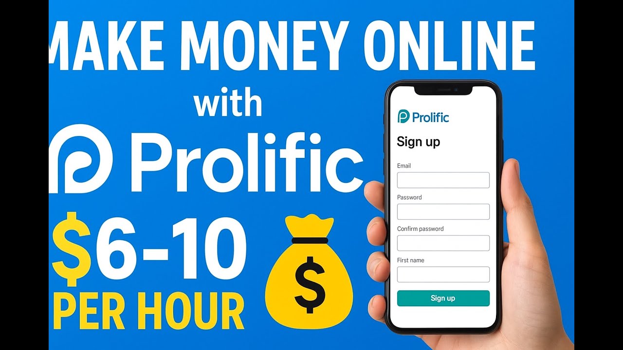 How to make money online with Prolific[paid for your veiws]