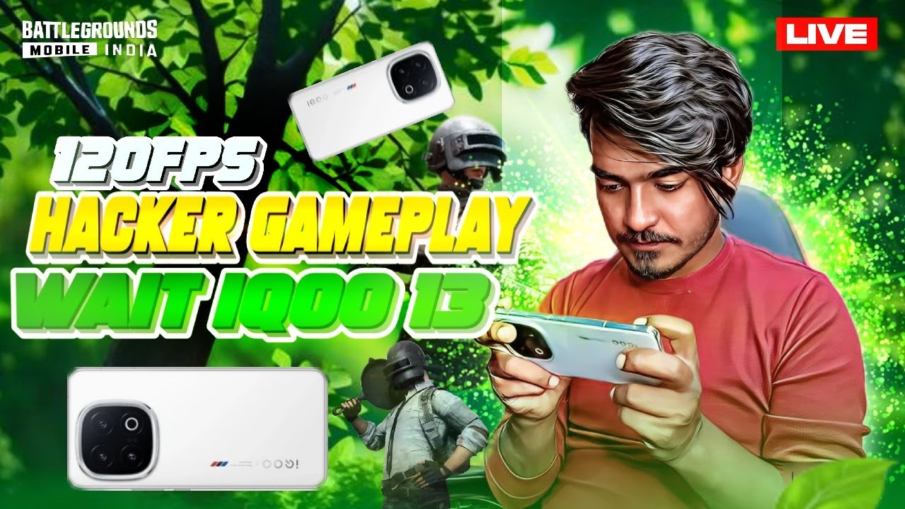 iQOO 13 - 120 FPS BGMI FULL RUSH LIVE STREAM#BGMI #IQOO - YouTube