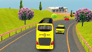 Offroad Coach Bus Driving Simulator - Hillside 3D Bus Driver Games - Bus Driving Android Gameplay screenshot 1