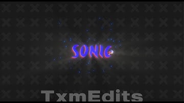 *INSANE* FREE 3D SONIC IDENT!! - FREE TEMPLATE IN DESC