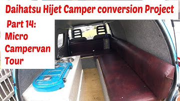 Daihatsu Hijet Camper Conversion Project Completed - Micro Campervan Tour