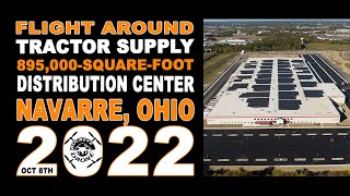 Tractor Supply Company Distribution Center in Navarre, Ohio | Drone Flight | 10-9-2022