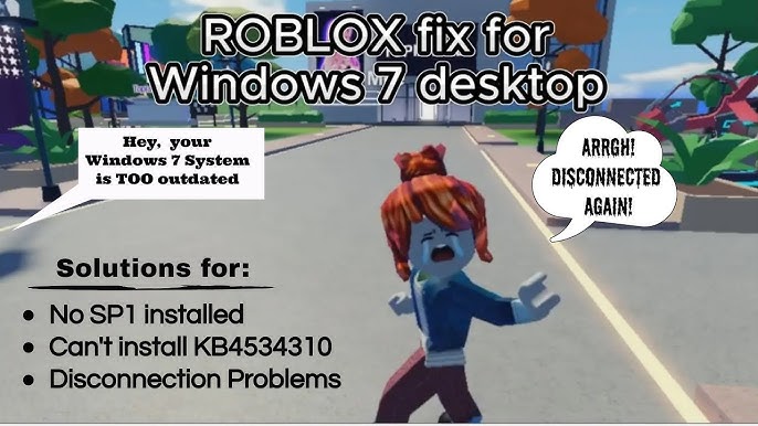 Version error: Your windows 7 sytem is too outdated.Please install  KB4534310 : r/RobloxHelp