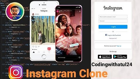 Instagram Clone App | Using Html,Css, Javascript | 30 Project #javascript