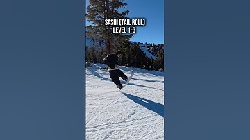 Different levels of Sashi (Frontside Tail Roll or Frontside Tail Compass)