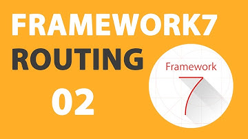 02 Framework7 V2 Router Tutorial: Passing URL-Parameters