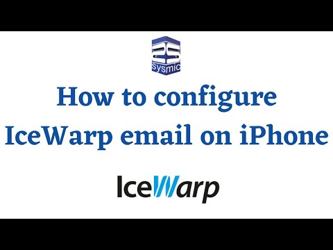 How to configure IceWarp Email on Iphone.