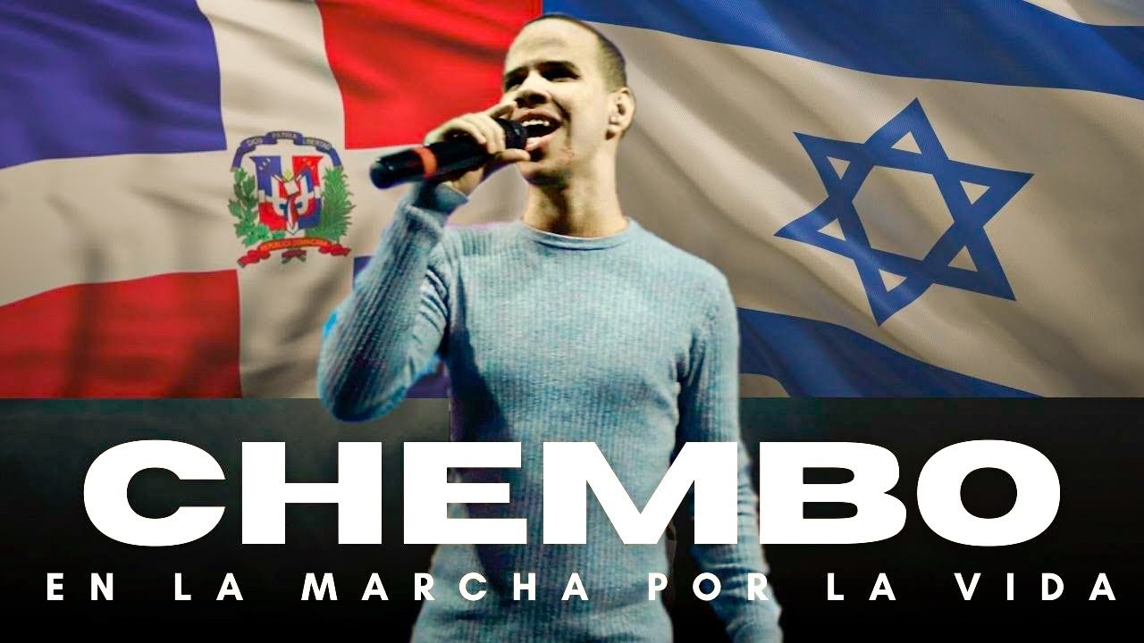 Chembo en la Marcha de la Vida En defensa de Israel 